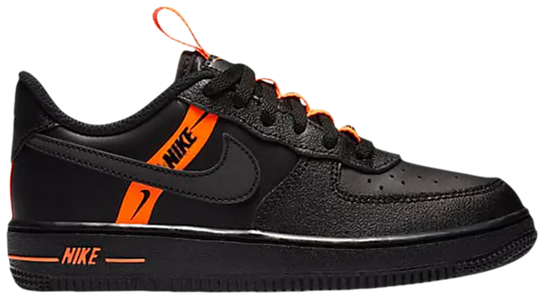 Nike Air Force 1 Low - LV8 KSA (Black Total Orange)