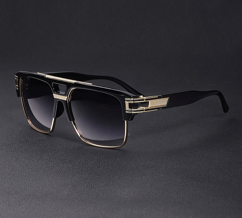 IL - Luxury Sunglasses for Men With Frame Mirror Gradient Clear Lens - Anti-Blue Light Protection
